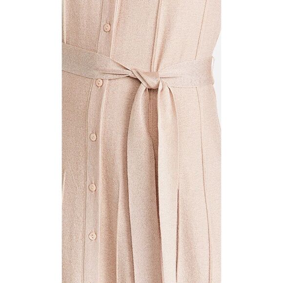Devon Windsor Ophelia midi Dress size XS color Dusty Rose - Picture 3 of 12